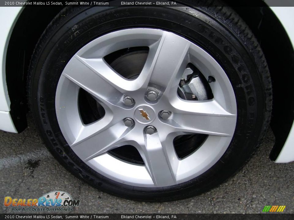 2010 Chevrolet Malibu LS Sedan Summit White / Titanium Photo #9