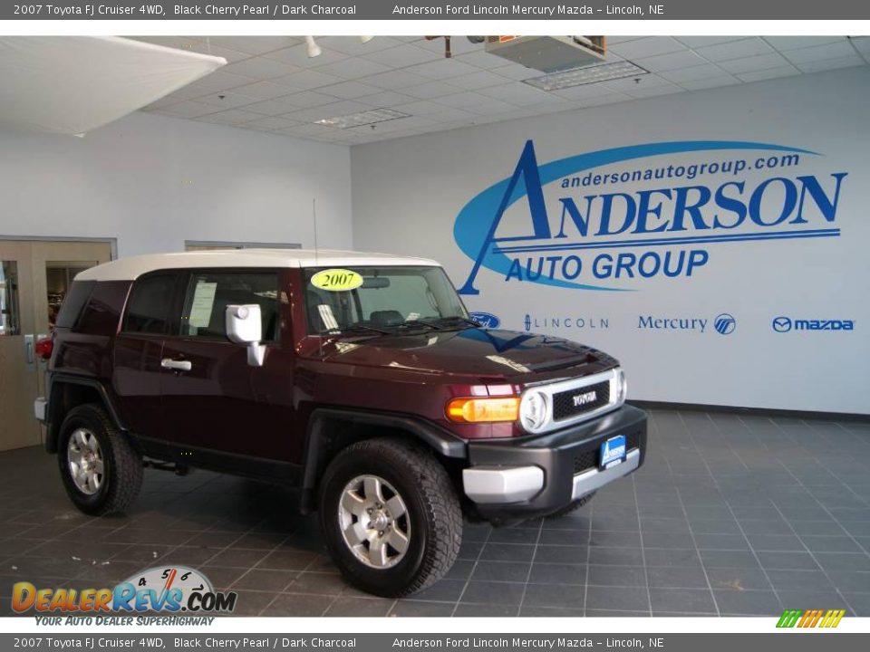2007 Toyota FJ Cruiser 4WD Black Cherry Pearl / Dark Charcoal Photo #1