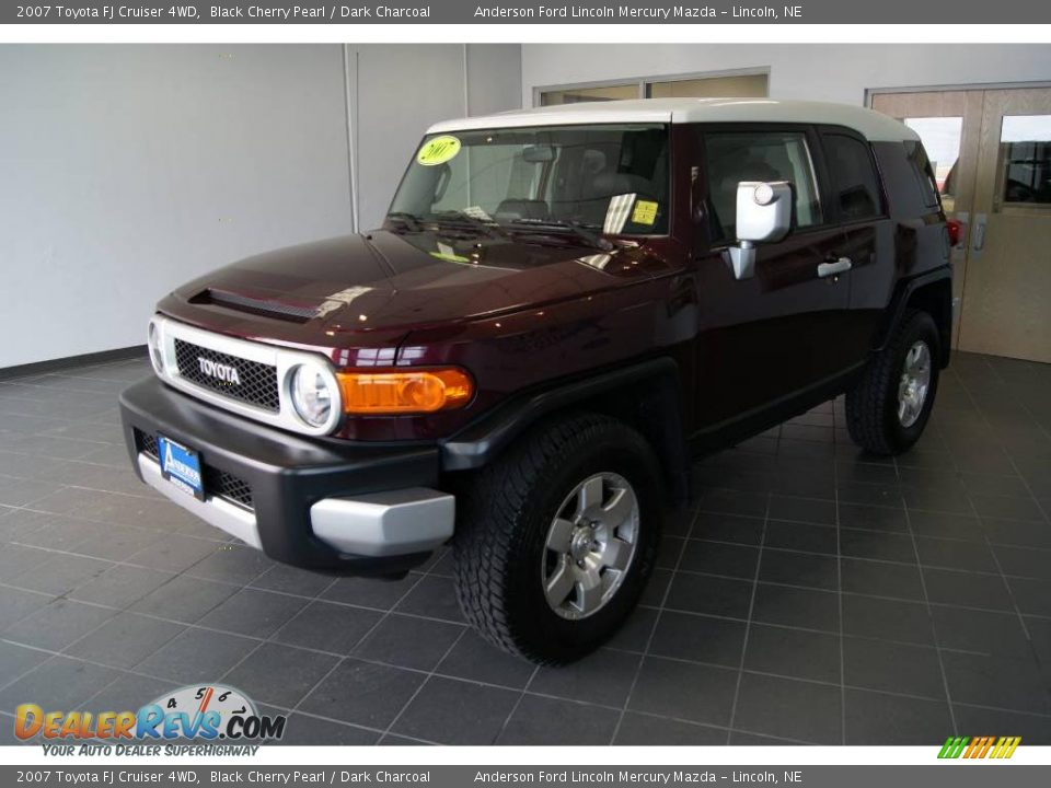 2007 Toyota FJ Cruiser 4WD Black Cherry Pearl / Dark Charcoal Photo #3