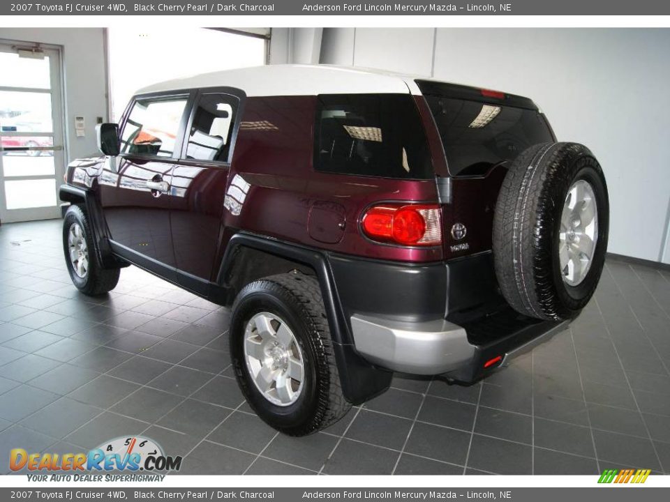 2007 Toyota FJ Cruiser 4WD Black Cherry Pearl / Dark Charcoal Photo #5