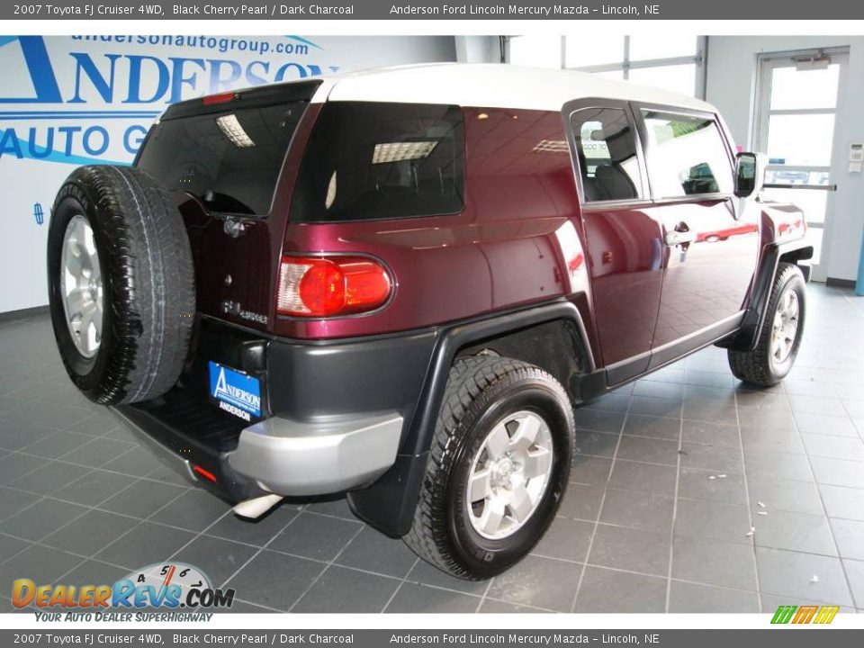 2007 Toyota FJ Cruiser 4WD Black Cherry Pearl / Dark Charcoal Photo #7