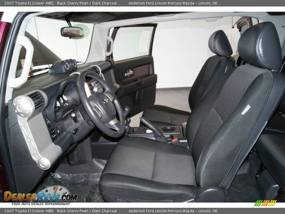 2007 Toyota FJ Cruiser 4WD Black Cherry Pearl / Dark Charcoal Photo #10