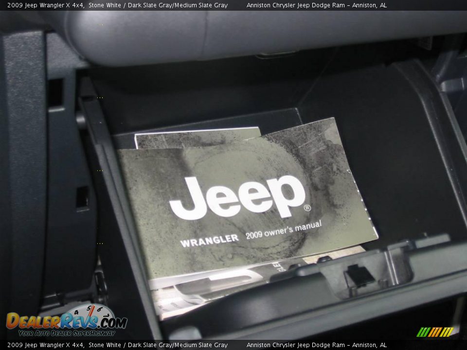 2009 Jeep Wrangler X 4x4 Stone White / Dark Slate Gray/Medium Slate Gray Photo #7