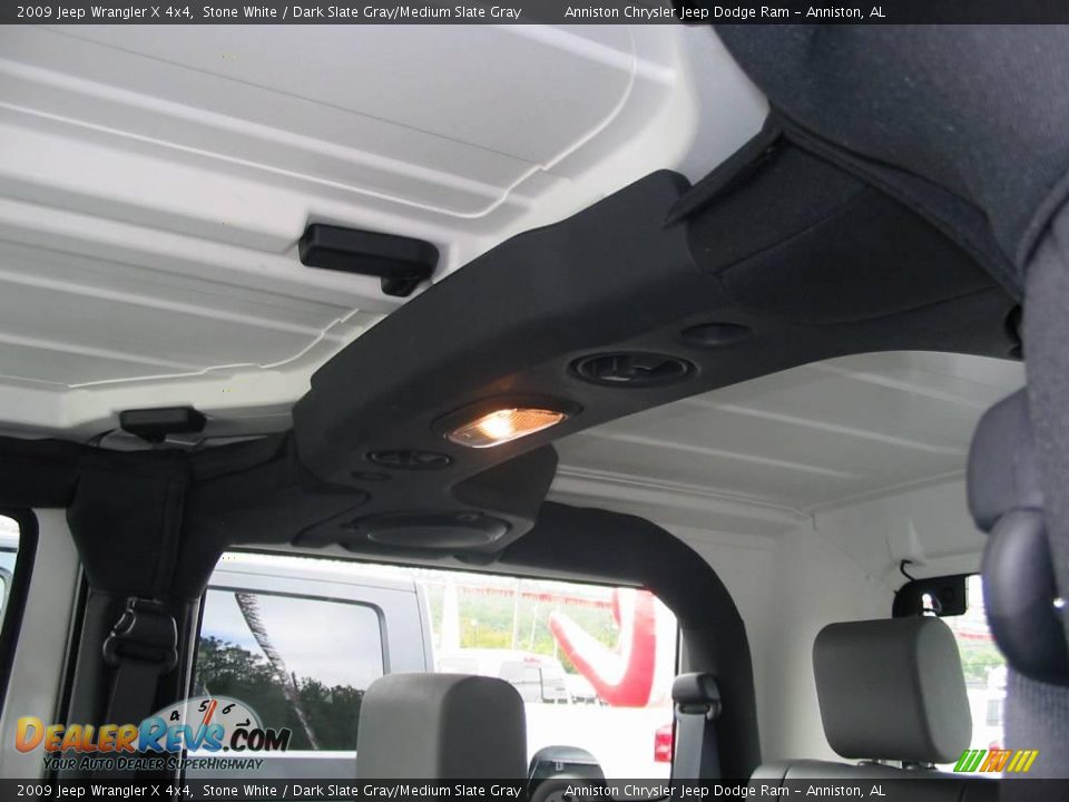 2009 Jeep Wrangler X 4x4 Stone White / Dark Slate Gray/Medium Slate Gray Photo #8