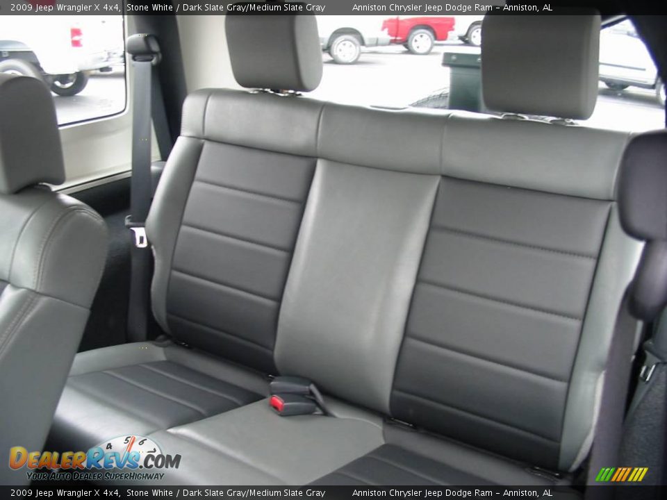 2009 Jeep Wrangler X 4x4 Stone White / Dark Slate Gray/Medium Slate Gray Photo #9