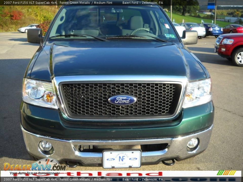 2007 Ford F150 XLT SuperCab 4x4 Forest Green Metallic / Medium Flint Photo #3