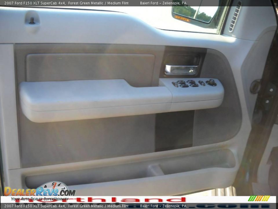 2007 Ford F150 XLT SuperCab 4x4 Forest Green Metallic / Medium Flint Photo #9