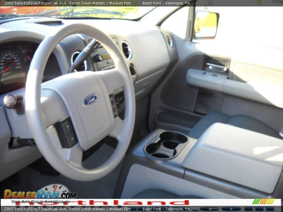 2007 Ford F150 XLT SuperCab 4x4 Forest Green Metallic / Medium Flint Photo #10