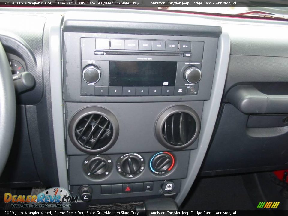 2009 Jeep Wrangler X 4x4 Flame Red / Dark Slate Gray/Medium Slate Gray Photo #10