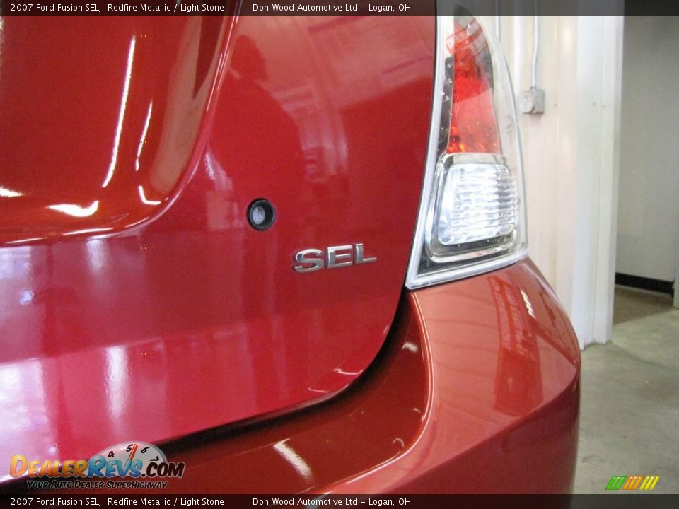 2007 Ford Fusion SEL Redfire Metallic / Light Stone Photo #6