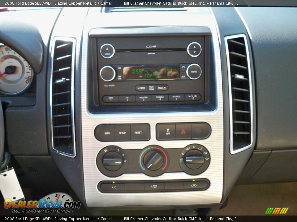 2008 Ford Edge SEL AWD Blazing Copper Metallic / Camel Photo #8