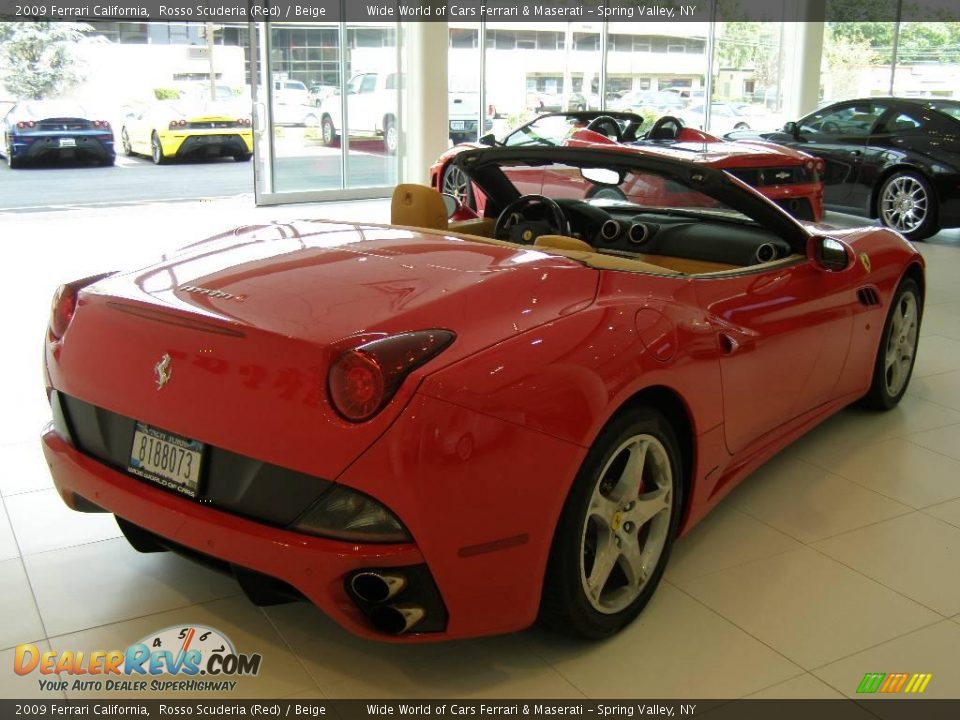 2009 Ferrari California Rosso Scuderia (Red) / Beige Photo #3