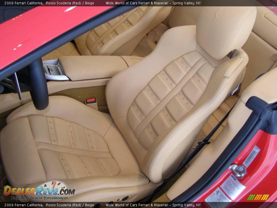 Beige Interior - 2009 Ferrari California  Photo #9