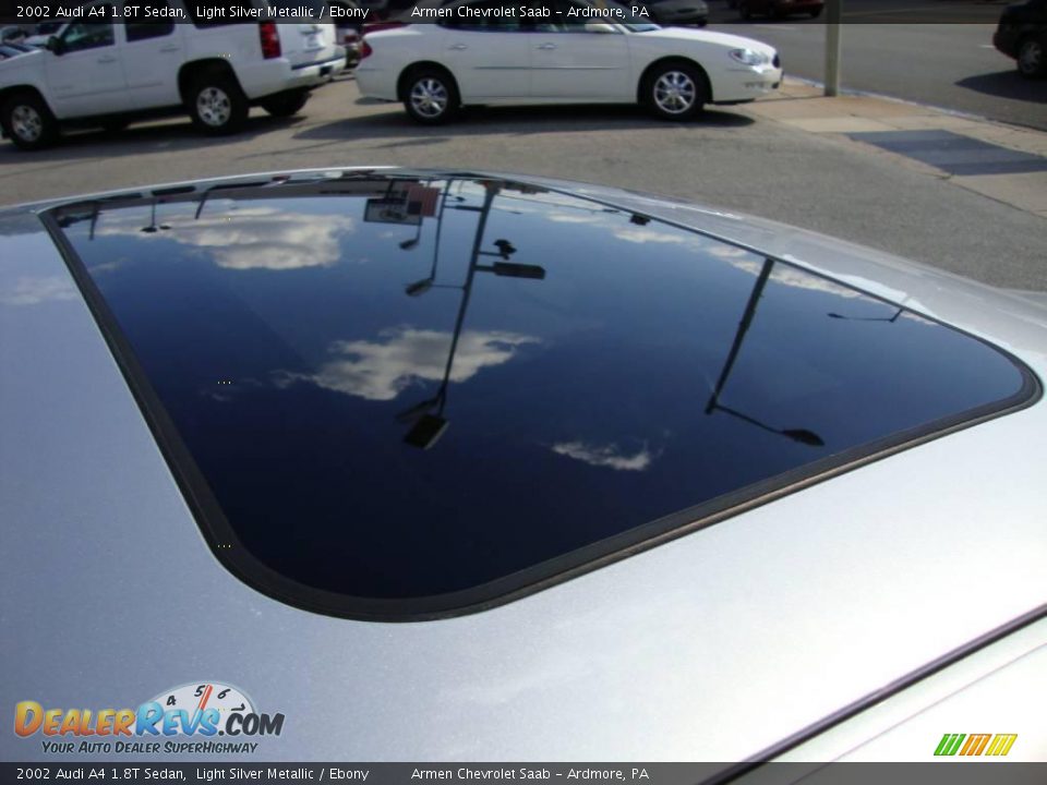 2002 Audi A4 1.8T Sedan Light Silver Metallic / Ebony Photo #19