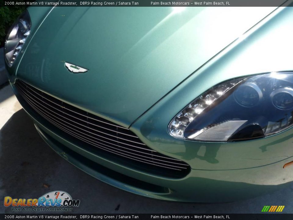 2008 Aston Martin V8 Vantage Roadster DBR9 Racing Green / Sahara Tan Photo #11