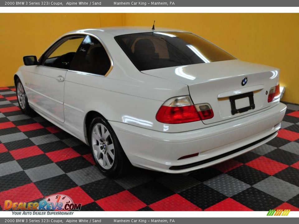 2000 BMW 3 Series 323i Coupe Alpine White / Sand Photo #4