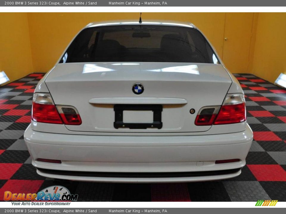 2000 BMW 3 Series 323i Coupe Alpine White / Sand Photo #5