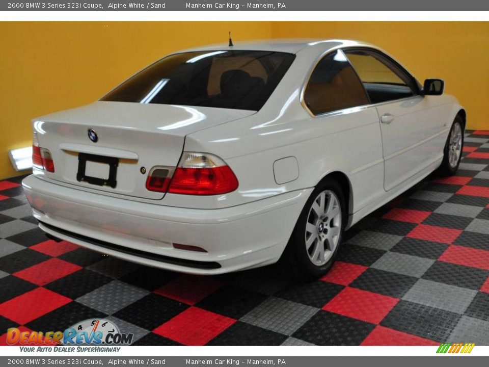 2000 BMW 3 Series 323i Coupe Alpine White / Sand Photo #6