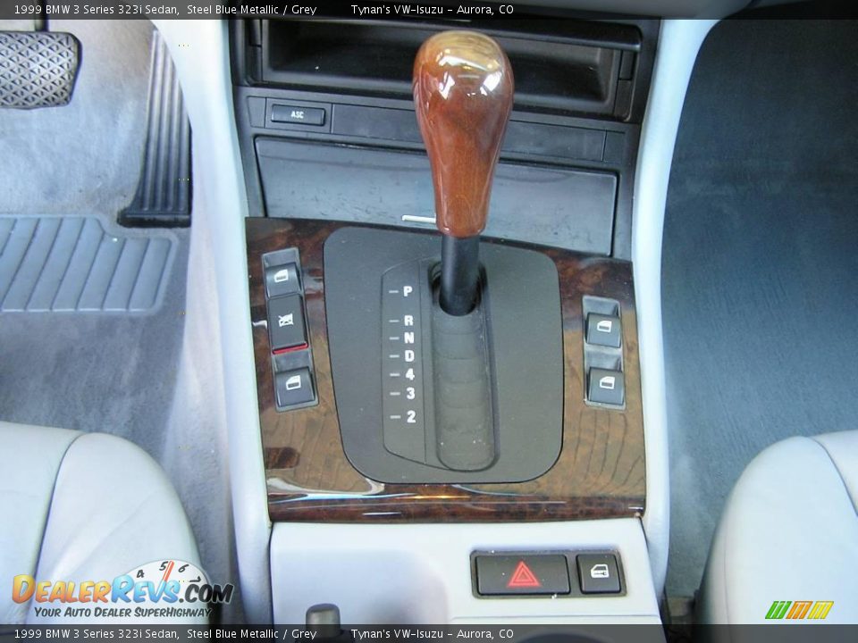 1999 BMW 3 Series 323i Sedan Steel Blue Metallic / Grey Photo #12