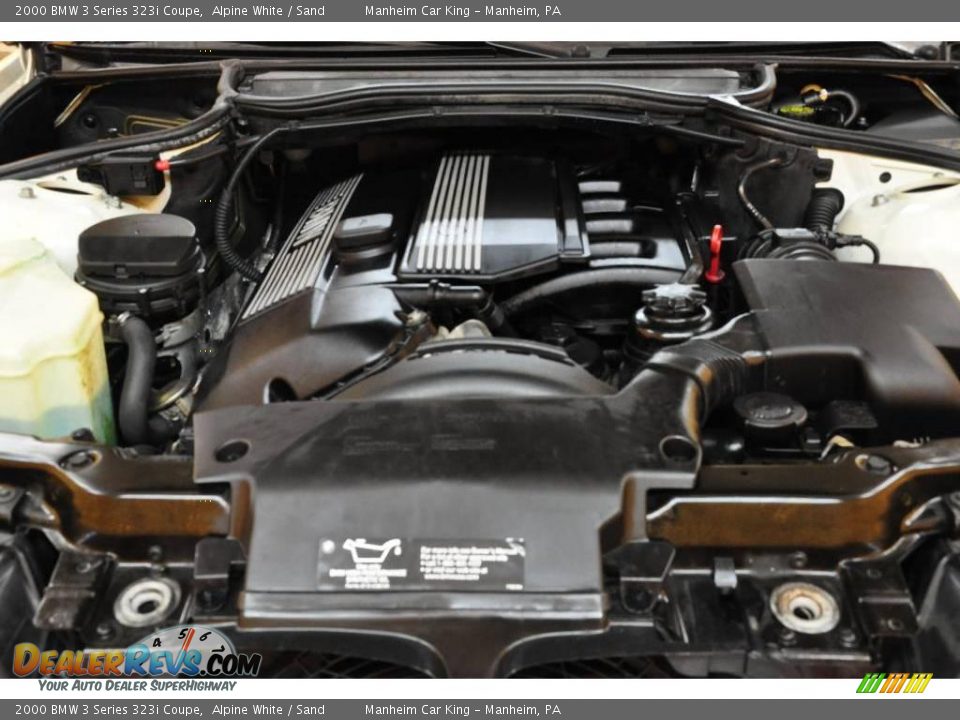 2000 BMW 3 Series 323i Coupe Alpine White / Sand Photo #17