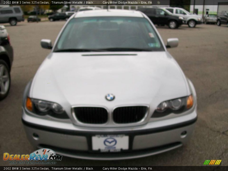 2002 BMW 3 Series 325xi Sedan Titanium Silver Metallic / Black Photo #8