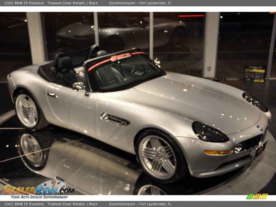 2002 BMW Z8 Roadster Titanium Silver Metallic / Black Photo #1