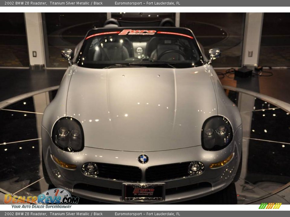 2002 BMW Z8 Roadster Titanium Silver Metallic / Black Photo #2