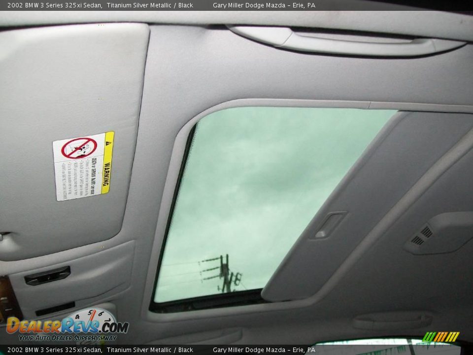 2002 BMW 3 Series 325xi Sedan Titanium Silver Metallic / Black Photo #11