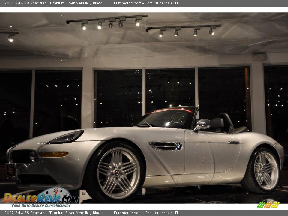 2002 BMW Z8 Roadster Titanium Silver Metallic / Black Photo #3
