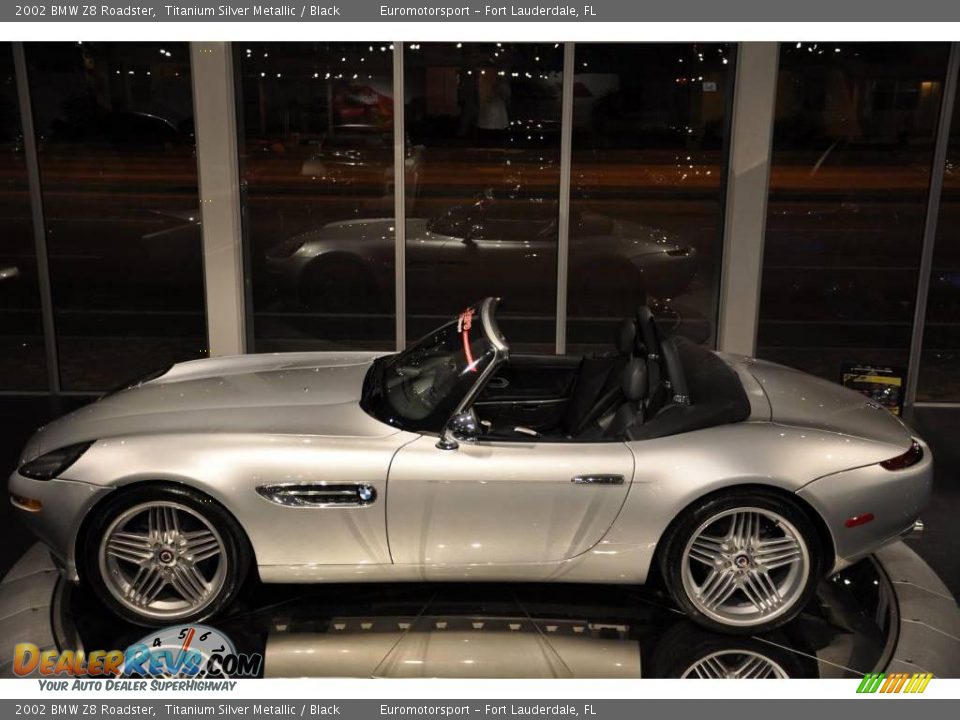 2002 BMW Z8 Roadster Titanium Silver Metallic / Black Photo #4