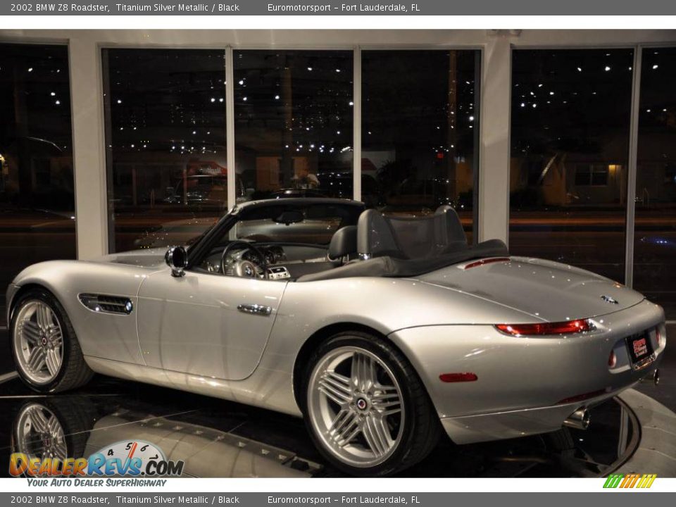 2002 BMW Z8 Roadster Titanium Silver Metallic / Black Photo #5