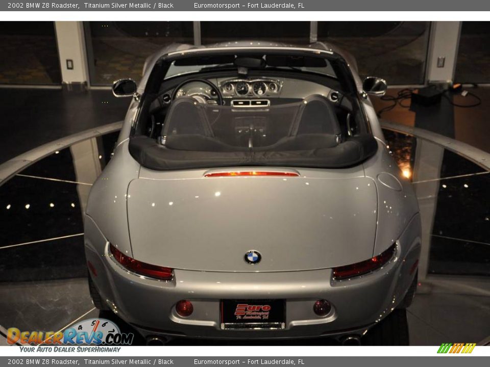 2002 BMW Z8 Roadster Titanium Silver Metallic / Black Photo #6