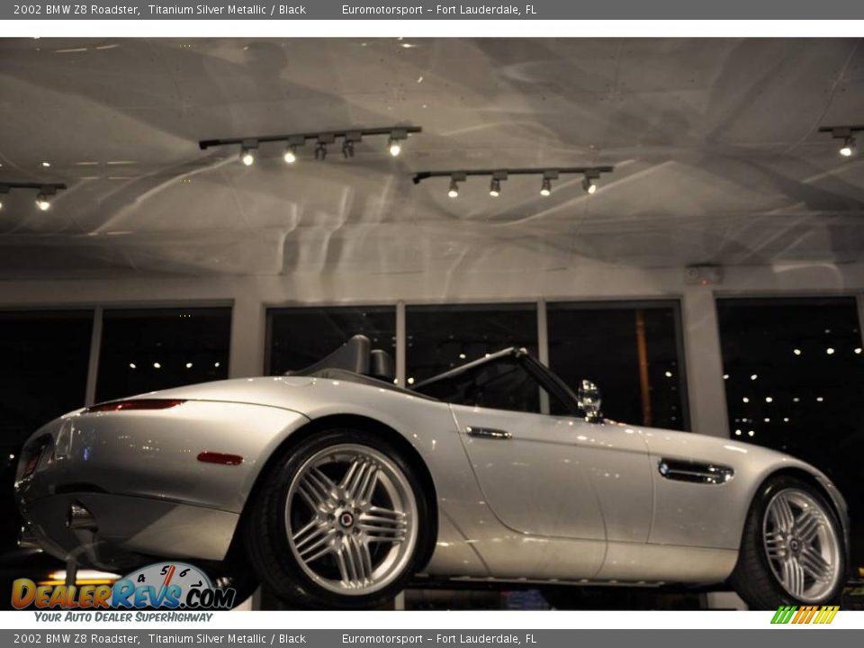 2002 BMW Z8 Roadster Titanium Silver Metallic / Black Photo #7