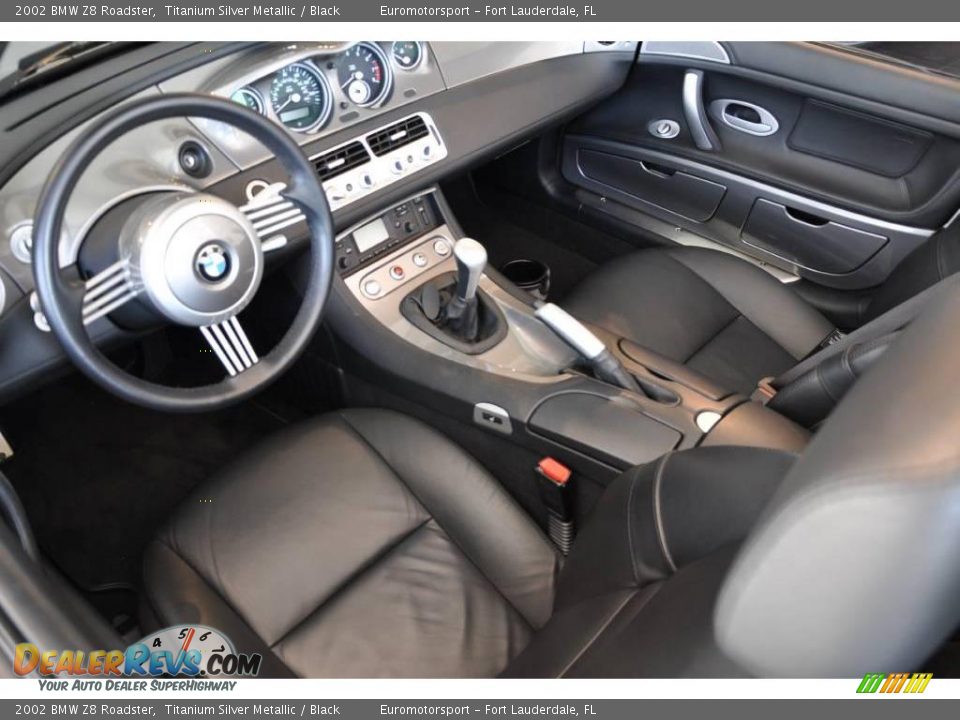 2002 BMW Z8 Roadster Titanium Silver Metallic / Black Photo #8