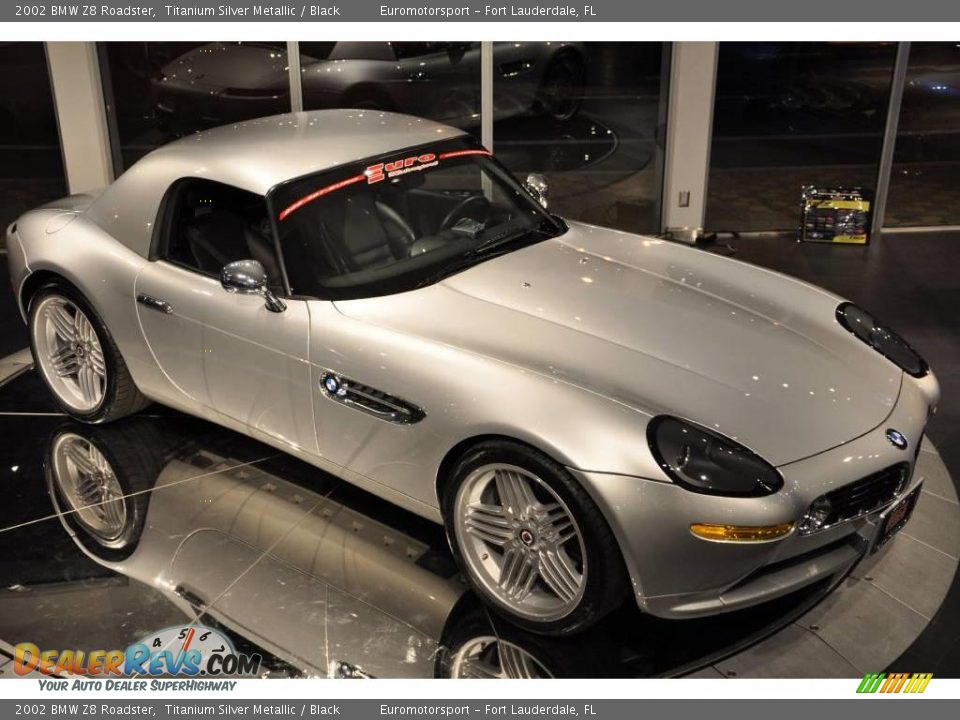 2002 BMW Z8 Roadster Titanium Silver Metallic / Black Photo #9
