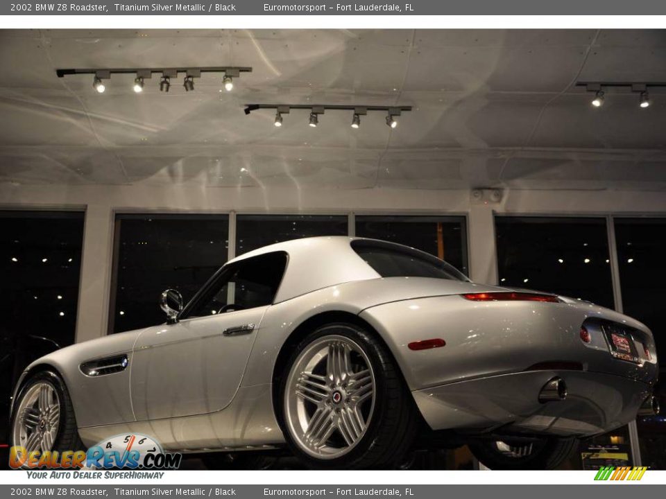 2002 BMW Z8 Roadster Titanium Silver Metallic / Black Photo #10
