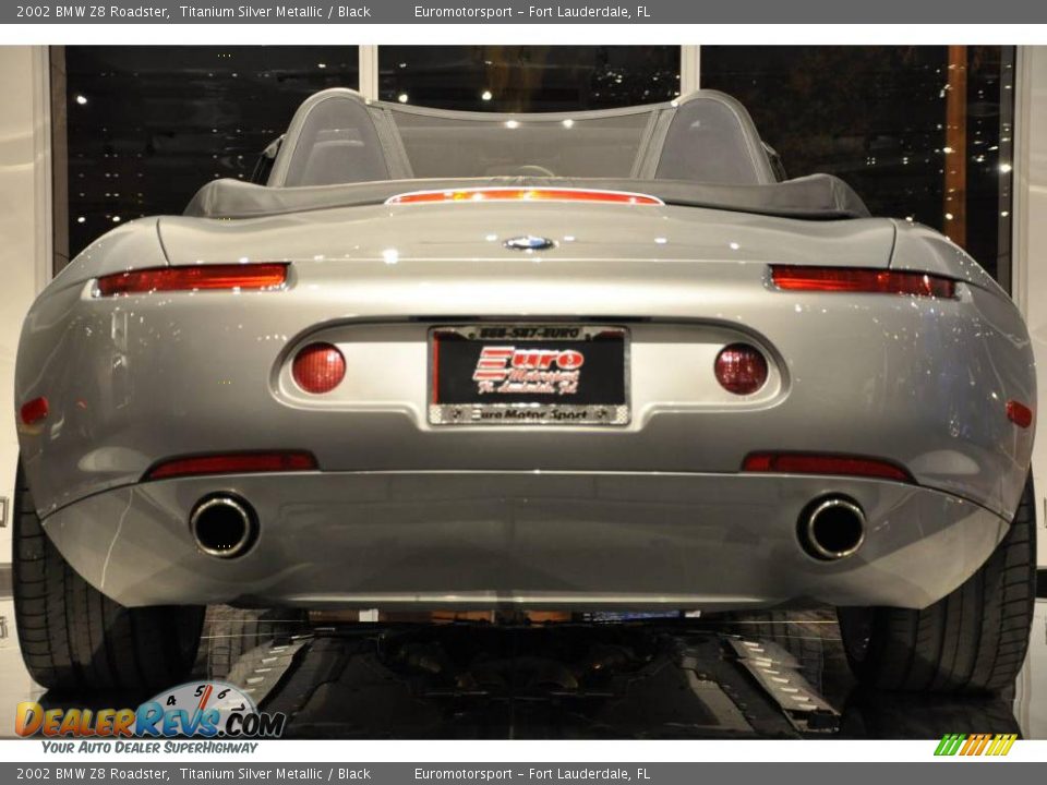2002 BMW Z8 Roadster Titanium Silver Metallic / Black Photo #14
