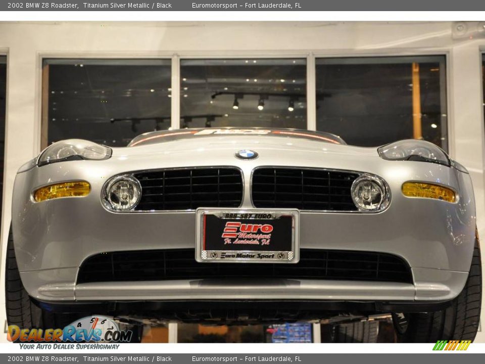 2002 BMW Z8 Roadster Titanium Silver Metallic / Black Photo #16