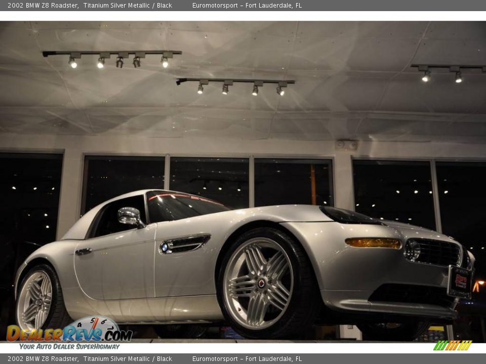 2002 BMW Z8 Roadster Titanium Silver Metallic / Black Photo #17