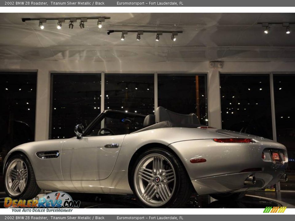 2002 BMW Z8 Roadster Titanium Silver Metallic / Black Photo #19