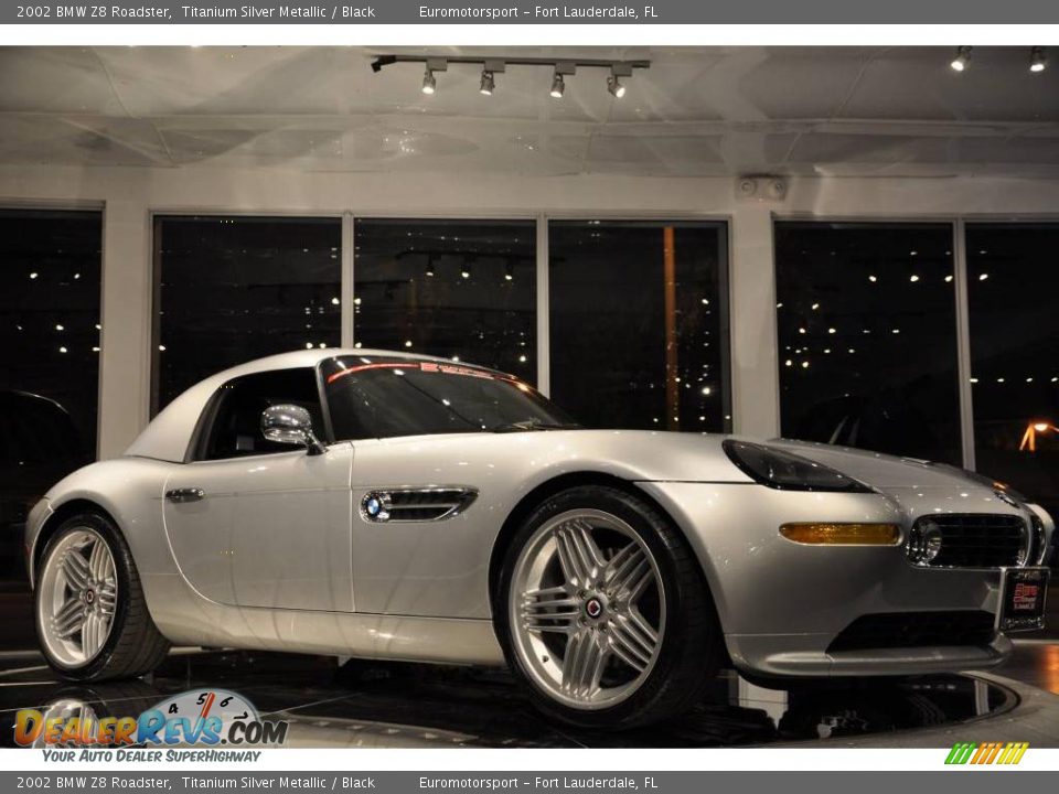 2002 BMW Z8 Roadster Titanium Silver Metallic / Black Photo #20