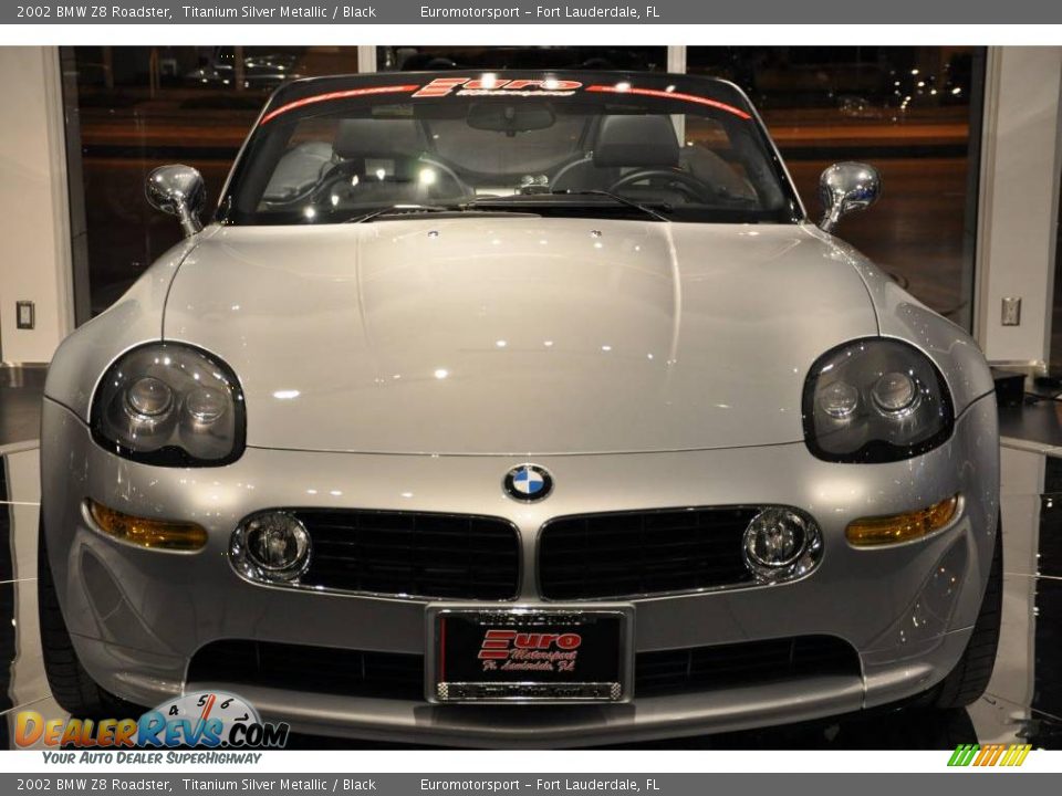 2002 BMW Z8 Roadster Titanium Silver Metallic / Black Photo #21