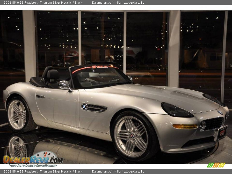 2002 BMW Z8 Roadster Titanium Silver Metallic / Black Photo #22