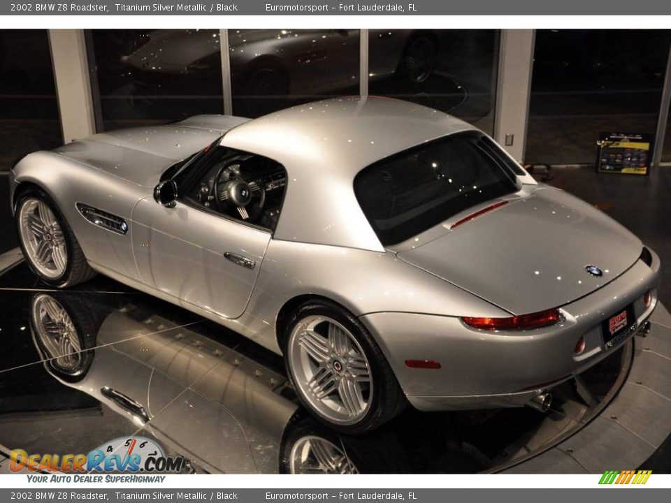 2002 BMW Z8 Roadster Titanium Silver Metallic / Black Photo #23