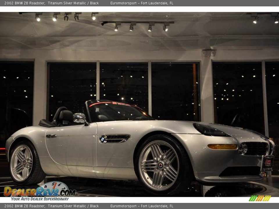 2002 BMW Z8 Roadster Titanium Silver Metallic / Black Photo #24