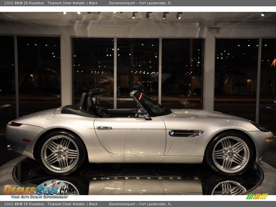2002 BMW Z8 Roadster Titanium Silver Metallic / Black Photo #25