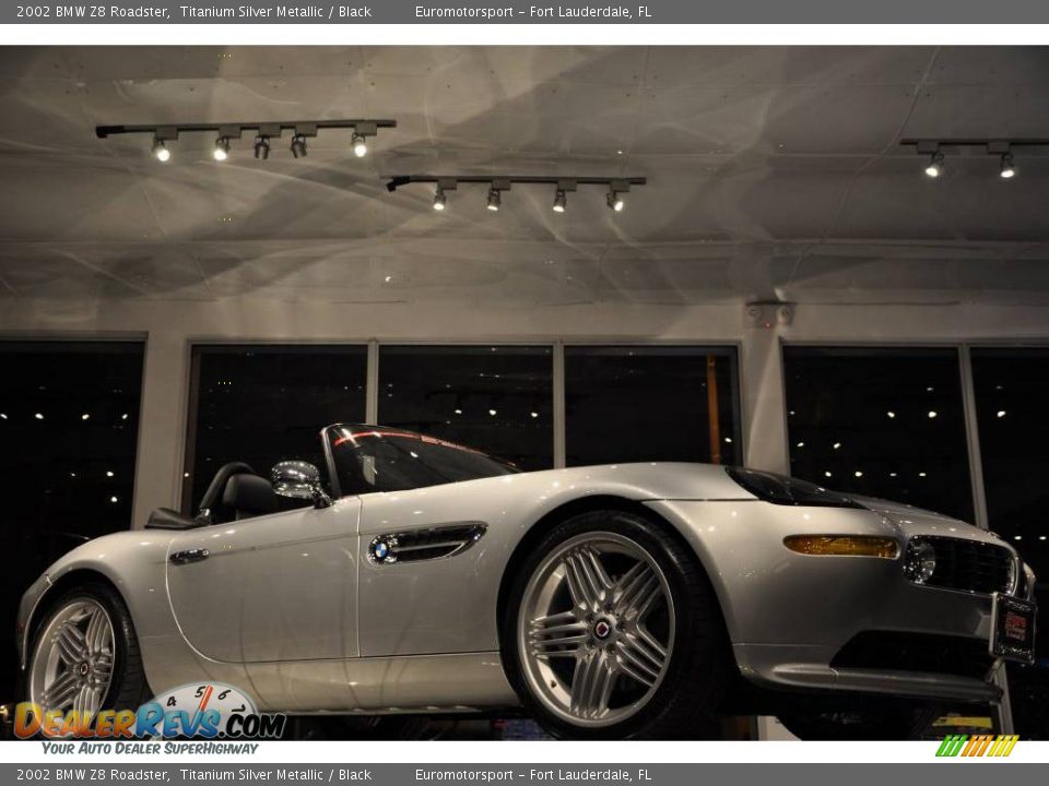 2002 BMW Z8 Roadster Titanium Silver Metallic / Black Photo #27