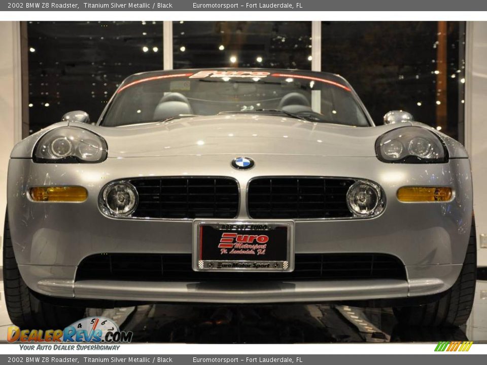2002 BMW Z8 Roadster Titanium Silver Metallic / Black Photo #28