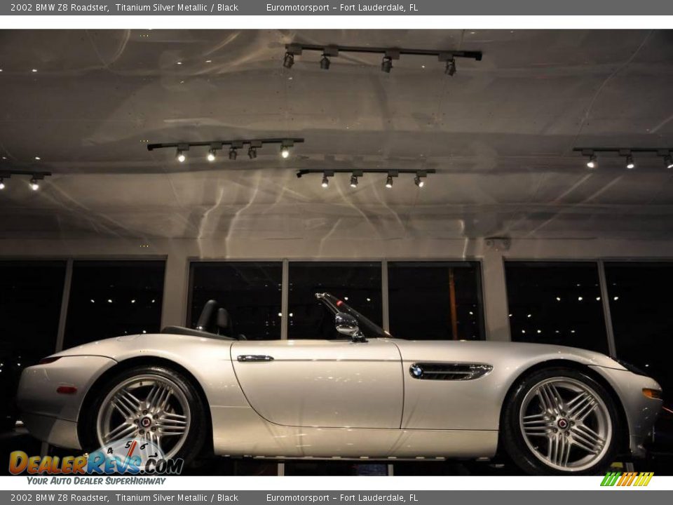 2002 BMW Z8 Roadster Titanium Silver Metallic / Black Photo #29