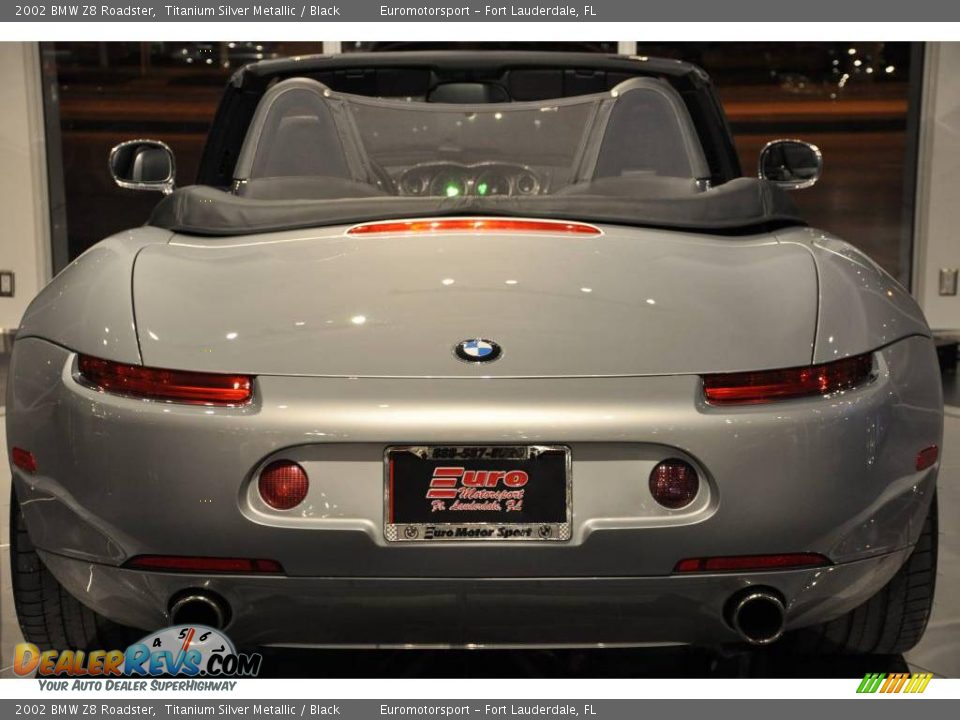 2002 BMW Z8 Roadster Titanium Silver Metallic / Black Photo #31